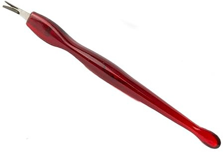 Mytoptrendz® 1 Pc Cuticle Trimmer V Shaped Cuticle Trimmer Knife Cuticle Cutter with Cuticle Pusher with A Steel Tip