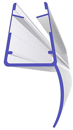 Duschdichtung 201cm 2010mm für 5mm, 6mm, 7mm und 8mm 8857 Glasstärke Mitteldichtung Ersatzdichtung Duschprofil Duschtürdichtung