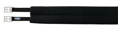 Euroriding Neopren Sattelgurt lang ohne Elastik Farbe Schwarz, Größe 120 cm