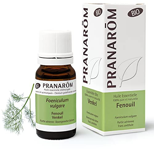 PRANAROM Aceite Esencial Hinojo 10 ml – Digestión y Salud Intestinal AEQT | 100% puro y quimiotipado AEQT. Foeniculum vulgare, favorece la digestión y la salud intestinal.