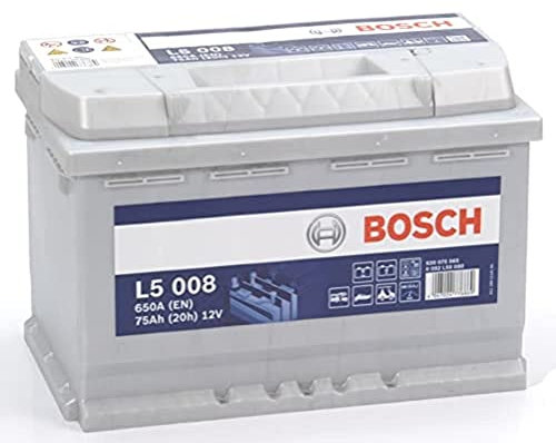 Bosch L5008 Batterie de Loisirs, Camping-car, Bateau - Décharge Lente 12V 75A/H-650A