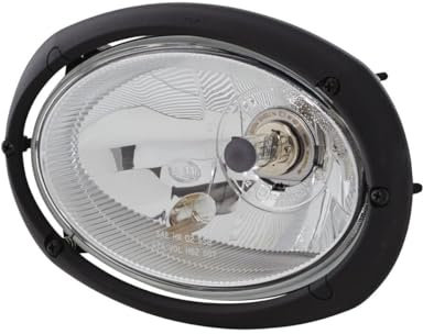 HELLA 1AB 996 157-081 Alogeno-Faro principale, Oval 120, 12V, ovale, Numero di riferimento 12.5, Montaggio, interno, Lente diffusore cristallina, Spina Maschio, anteriore Dx/anteriore Sx
