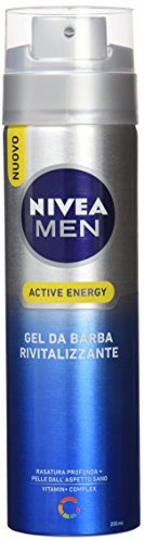 Rasierschaum gel da barba con q10 skin energy for men 200 ml