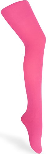 Merry Style Pantimedias finas para niñas Pantimedias para niños Ropa de ballet para niñas microfibra Medias 60 DEN WLSS001 (Fucsia, 104-110)