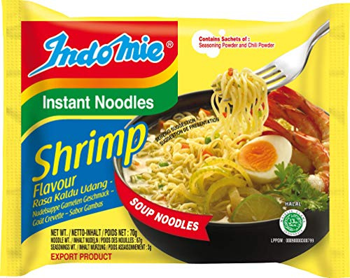 Indomie Instant pasta, gamberetti, 40 Pack (40 x 70 g)