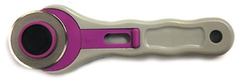 Hajo-Fix Profi Rollenschneider klein, 45mm Klinge, für Links- und Rechtshänder, für präzise Schnitte, für Stoff, Pappe, Folien