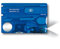 Victorinox Swiss Card Lite, Swiss Made Pocket Tool, 13 Functions, LED, Magnifier, Blue Transparent