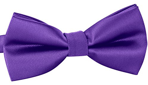 BomGuard Herren Fliege – fein strukturiert – Violett Helllila