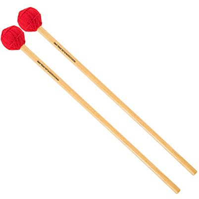 Percussion Plus PP071 Wound Woolen Headed Mallets for Bass Metallophone or Xylophone - Medium