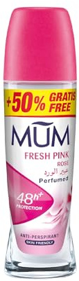 Mum Fresh Pink Roll On Deodorant 50ml