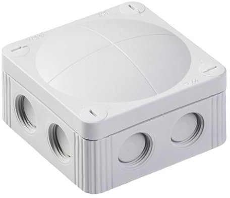 Wiska 308/5 Combi IP66 External 30 Amp Outside Junction Box Black with Connector