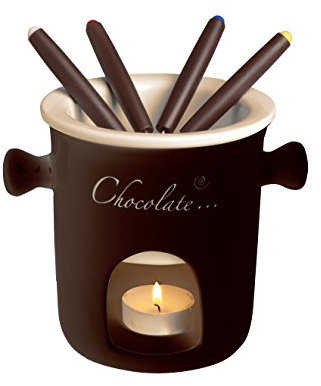 Molecuisine Fondue de Chocolate 7 Piezas Chocolate Crema/Marrón