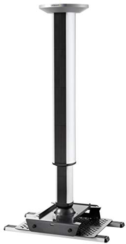 celexon Beamer-Decken-Halterung MulitCel 4070 Expert schwarz | neigbarer, schwenkbarer & höhenverstellbarer Projektor-Halter mit 360° Rotation und 40cm-70cm Deckenabstand inkl. Kabelführung |max. 25Kg