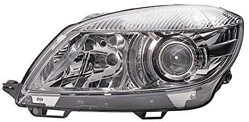 HELLA 1ZL 010 417-441 Halogen Hauptscheinwerfer, Rechts, für Fahrzeuge mit Kurvenlicht, mit Stellmotor für LWR