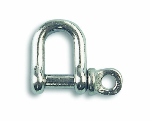 Chapuis MDI8 Grillete recto - Acero inoxidable - 250 kg - Eje 8 mm - Ancho 16 mm