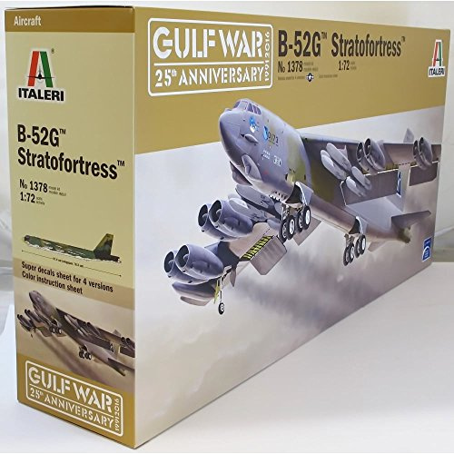 Italeri 1378 1:72 B-52G Stratofortress, fordon, grå