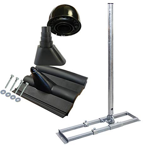 Premium X Profi X100-48K SAT Dach-Sparren-Halter mit Kabeldurchführung für Satelliten-Antenne Satellitenschüssel | Komplett Set für die Dachinstallation