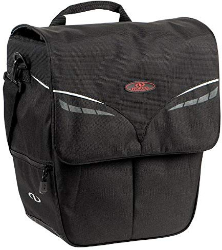 Norco Fahrradtasche Ohio City Shopper, Schwarz, 37 x 33 x 17 cm, 18 Liter, 0209AS