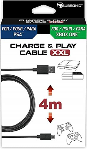 Câble Charge & Play XXL pour PS4 - [Edizione: Francia]