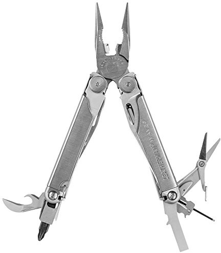 Leatherman HR 16 D Utensile Multifunzione, Richiudibile, 17 Attrezzi in Uno, Grigio