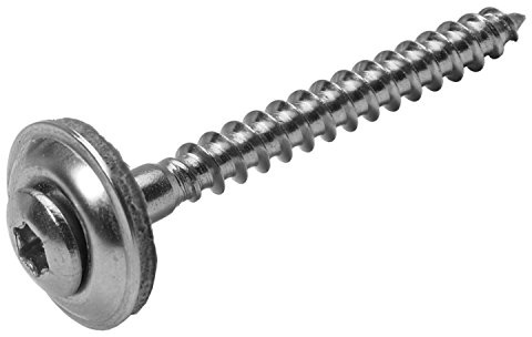 200 Stck Spenglerschrauben Edelstahl A2 Scheibe 15mm Torx 4,5x45mm