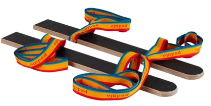 pedalo® Sommerski Hand-Fußschlaufe I 2-4 Spieler I Koordination I Rasenski I Wiesenski I Kindergarten I Teamspiel (2er)