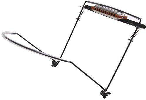 Classic Cantabile MH-15 Mundharmonikahalter, 5 cm, Gewicht: ca. 150 g | stabiler Universal-Mundharmonikahalter, für alle gängigen Mundharmonikas bis zu ca. 19 cm Breite geeignet, 5 cm