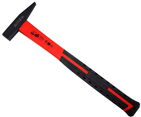 Connex Schlosserhammer 100 g, Glasfaserstiel / Hammer / Ingenieurhammer / Stahlhammer / Werkzeug / COX603100