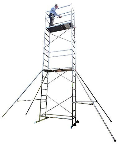 Superb 7m DIY Scaffold Tower - Aluminium (Tubesca First 7)