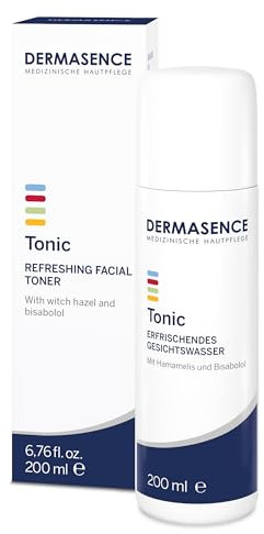 DERMASENCE Tonic 200 ml, Tonico viso per uso quotidiano, Tonico detergente ideale come dopobarba e lozione capelli, Tonico idratante con azione antinfiammatoria e disinfettante