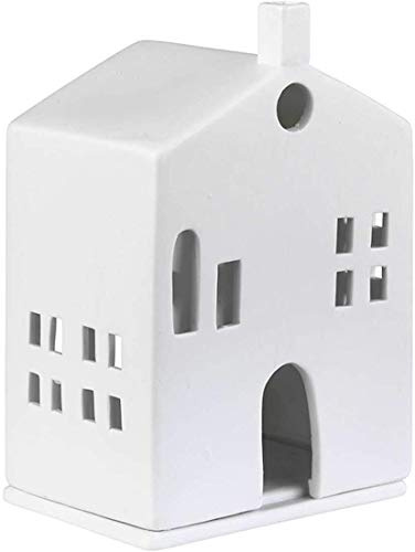 Räder Lichthaus - runde Tür 15 cm, Porzellan, Weiß