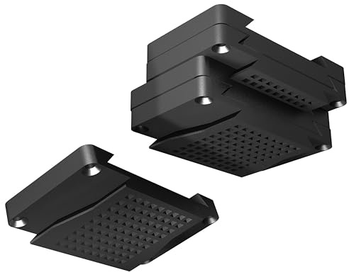 Spacepro/iSpace (Formerly Stanley) Sliding Wardrobe Spacer Blocks – Interlocking Opening Reducers, Compatible with Sliding Door Kit and Internal Doors - 4320X-SP - 12 Pieces