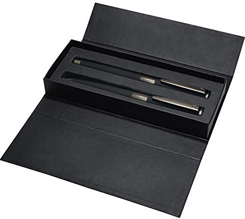 Senator Image Black Line S-066205204502 Writing Set Fountain Pen and Ballpoint Pen Blue
