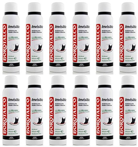 12 x Borotalco Deo Persona Unsichtbarer Spray 150 ml | 12x150 ml