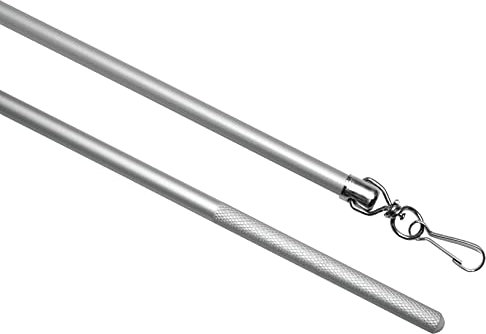 GARDINIA Barra para cortinas, 100 cm, Aluminio