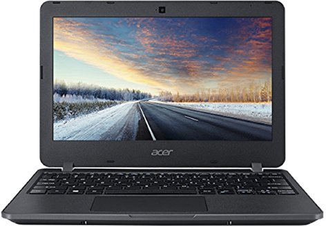 Acer TravelMate B117-M-P994 - Ordenador portatil de 11.6 (Intel Pentium N3710, 4GB RAM, 256GB SSD, Windows 10 Home) Negro [Teclado QWERTZ Aleman]