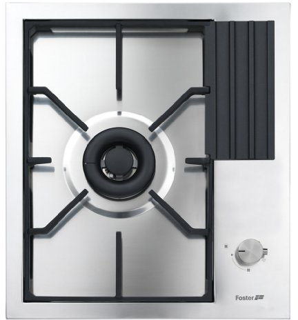 Foster S4000 Domino.1F.dualAE.Q4 Incasso Piano cottura a gas Acciaio inossidabile
