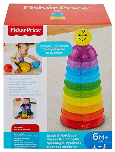 Fisher-Price W4472 Stack and Roll Cups