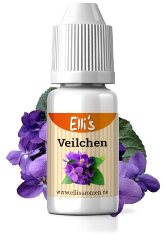 Ellis Aromen Veilchen NATURIDENTISCHES Lebensmittelaroma | Für Speisen & Getränke | 10 ml