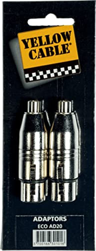 Adaptateur RCA femelle à 2 XLR femelle