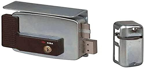 Serrure Électrique Cisa 11510-10 pour Portail 11761-Droite-50 mm