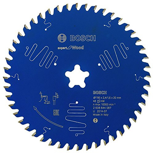 Bosch Professional Kreissägeblatt Expert for Wood (Holz, 190 x 2,4 mm, 48 Zähne, Zubehör Kreissäge)