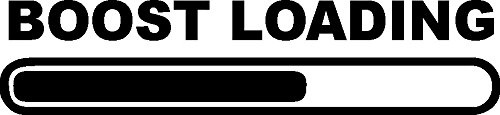 NetSpares Plott Aufkleber Boost Loading Load Sticker Tuning Autoaufkleber Shocker