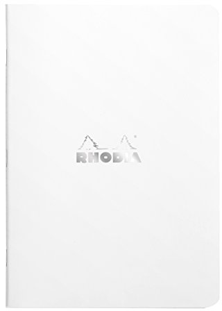 Rhodia 119181C Notizheft A5 48 Blatt kariert Weiß
