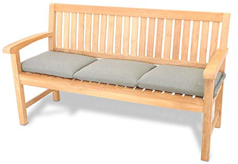 ROG garden-line AU97: Auflage FÜR Bank 3-SITZER 150 x 45 cm - Taupe (GRAU)