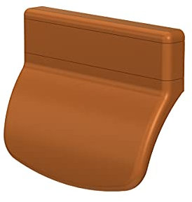 MS Beschläge® Balkontürgriff Terassentürgriff Ziehgriff aus Kunststoff in verschiedenen Farben (Golden Oak - RAL 8003)