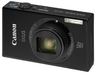 Canon IXUS 510 HS Cámara compacta digital, negro
