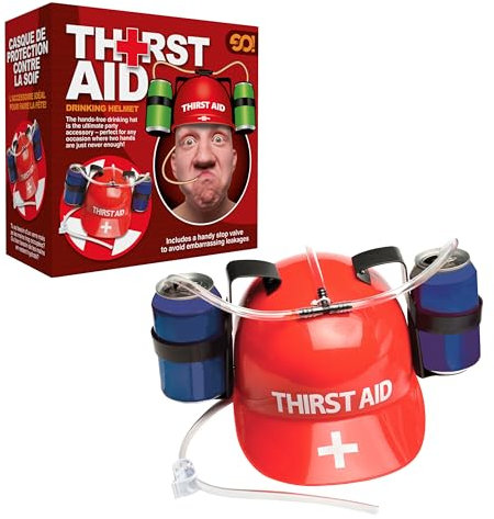 Thirst Aid Helmet Drinking Hat (Colours may vary)