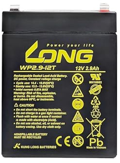 Bleiakku Batterie Kung Long WP2.9-12T 12V 2,9Ah AGM Blei Accu wartungsfrei
