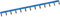 HAGER - Barre de pontage 1P 63A languette 10mm bleu 13M - KB163N